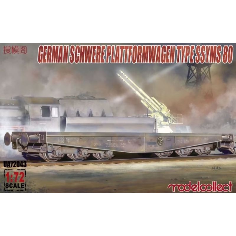 ModelCollection Germany Schwererer Plattformwagen Type SSyms 80 UA72043