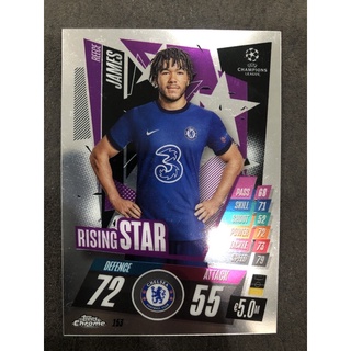 2020-21 Topps Chrome Match Attax UEFA Champions League Europa League Soccer Rising Star