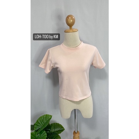 LOH-TOO เสื้อครอปคอปีน พร้อมส่ง