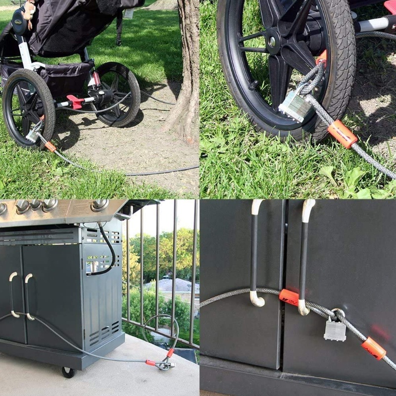 bicycles Lock Cable Road bicycles Anti-theft Security Steel Wire Rope ราคา ถูกที่สุด ดีลบีเคเค แกลเลอรีภาพที่ 5