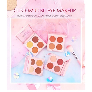 WODWOD Custom C-bit eye makeup colour eyeshadow W719 วอดวอด อายแชโดว์ 4 สี สีสวย เนื้อละมุน กันน้ำ ติดทน