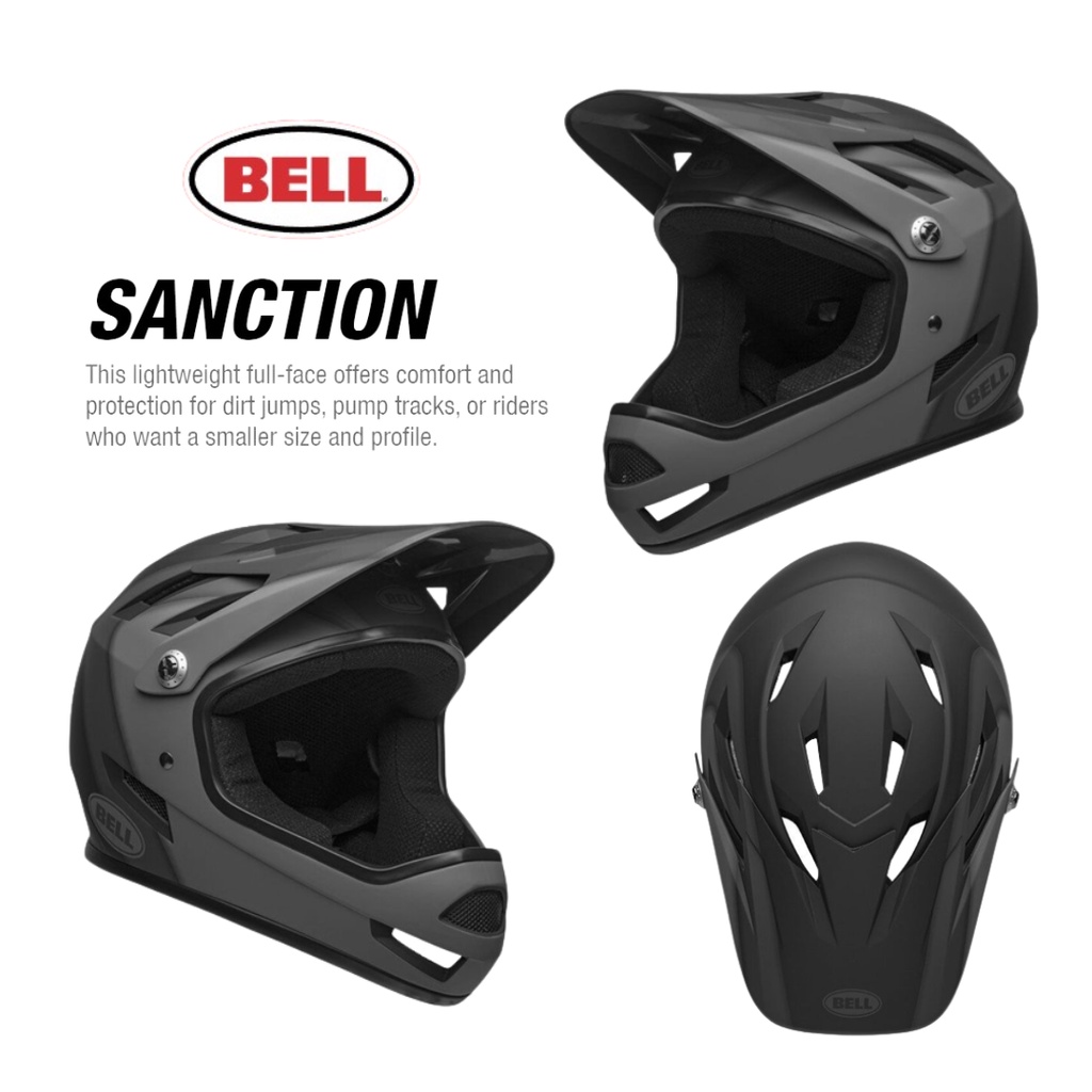 NEW!!  BELL รุ่น SANCTION HELMET (หมวกจักรยาน สเก็ตบอร์ด โรลเลอร์เบลด FULL FACE CPSC SAFETY STANDARD)