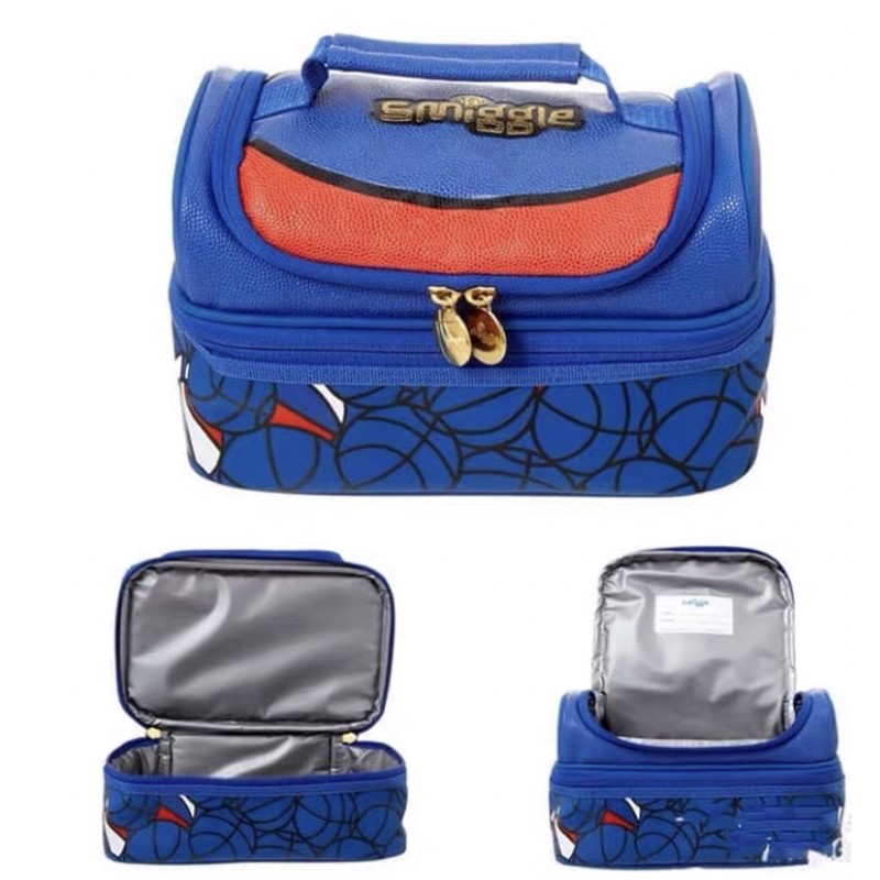 Smiggle กระเป๋าใส่กล่องข้าว 2 ชั้น lunch box หลากหลายคอลเลคชั่น เข้าคู่กับเป้ กล่องดินสอ กระเป๋าจากsmiggle