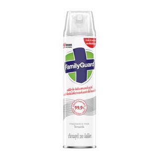 สเปรย์ดับกลิ่นฆ่าเชื้อ FAMILY GUARD FRAGRANCE FREE 280ML