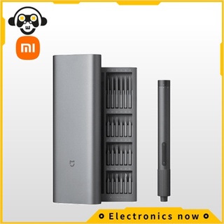 Xiaomi ไขควงไฟฟ้ากลั่น/แรงบิดปรับความเร็ว 2 ระดับ/การดูดซับแม่เหล็ก กล่องนาโนบิต/24 s2 บิตเหล็กที่มีความแม่นยำ/การชาร์จแบบ Type-C