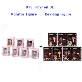 [Korea] BTS (Bangtan boys) "7 KeyRing + 7 Monitor Figures full SET", TinyTan, Official, Original, Authentic, army, idol figure, HYBE(BigHit Entertainment), KPOP, Wholesale DISCOUNT