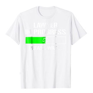 เสื้อยืดลําลอง แขนสั้น พิมพ์ลาย FY Lawyer In Progress สไตล์วินเทจ สําหรับผู้ชาย และผู้หญิง