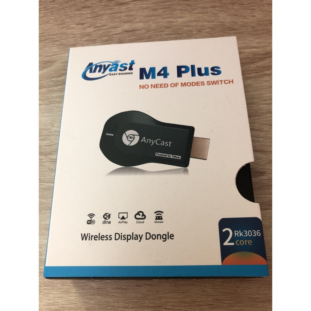 Anycast Yehua M4 Plus HDMI WIFI Display ของแท้ 100% จอส้ม รองรับ iOS 11 คู่มือภาษาไทย 2018