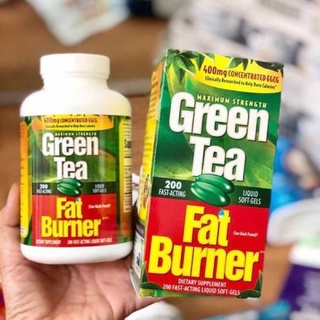 Green Tea Fat Burner Liquid Soft Gel 200 เม็ด