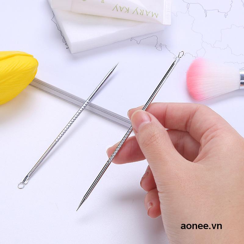 🔥🔥🔥เข็มกดสิว สแตนเลส แบบสองหัว รักษาใบหน้า สิวหัวดํา เครื่องมือทําความสะอาดจมูก เข็มกดสิว - รูปที่ 6