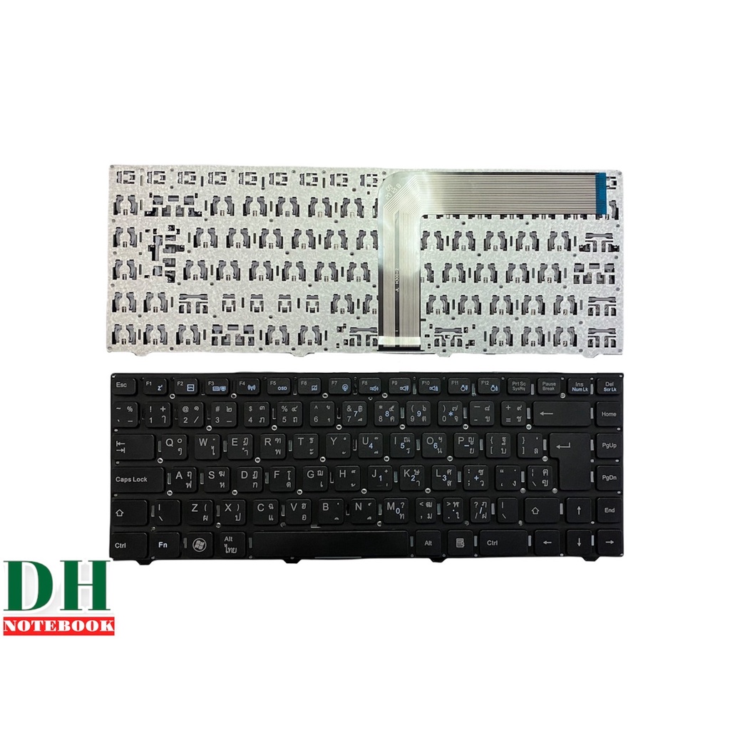 คีย์บอร์ดโน๊ตบุ๊ค keyboard  Acer Aspire ONE 14 1401 Z1401 Z1402 Z1401-C2XW Z1402-31B8 TH-ENG