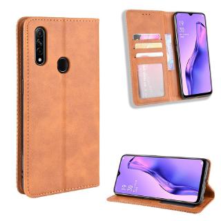 Case OPPO Find X2 Pro Realme C2S Realme 6 Pro Realme X50 Pro 5G Reno 3 Pro A31 2020 A91 Realme X2 Pro Realme XT Reno ACE Reno 2F Reno 2Z A9 2020 A5 2020 Realme 5 Pro Realme Q Reno 2 Reno 10X ZOOM A7 A5S F11 Pro Flip Card Retro PU Leather Case Cover