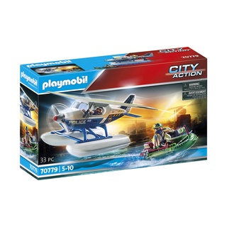 Playmobil 70779 Police Seaplane แอ็คชั่นฟิกเกอร์ ตำรวจ เครื่องบินทะเล