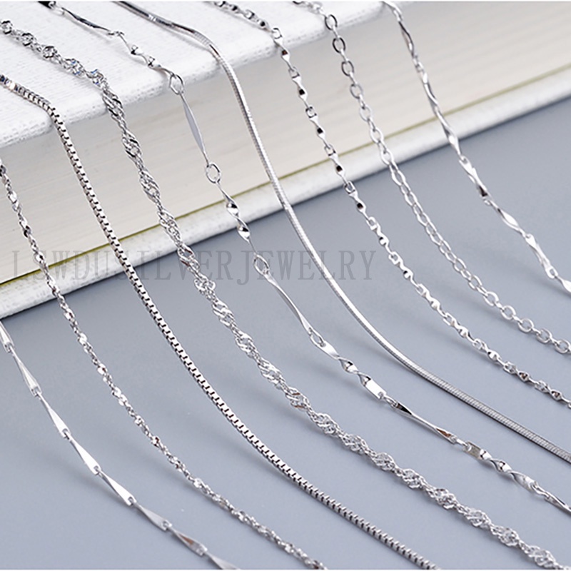 สร้อยคอเงิน 925 O Chain แบบแฟชั่น มาในกล่องสวยงาม เหมาะเป็นของขวัญและเครื่องประดับสำหรับคุณ