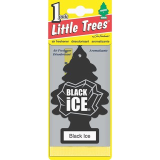 แผ่นน้ำหอมปรับอากาศ Little trees กลิ่น Black Ice หอมยาวนานกว่า 5 สัปดาห์