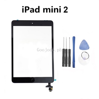 กระจกหน้าจอสัมผัสดิจิทัล พร้อมเครื่องมือ สําหรับ iPad Mini 1 Mini 2 A1432 A1454 A1455 A1489 A1490 A1491 8 ชิ้น