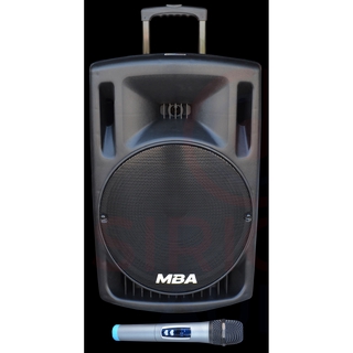 ลำโพงล้อลาก MBA รุ่น UD79 (MB-111) ไมค์ลอยคู่ UHF ปรับความถี่