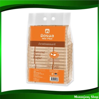 น้ำตาลอ้อยธรรมชาติ 6 กรัม (400ซอง) มิตรผล Mitrphol Mitr Phol Natural Cane Sugar น้ำตาล น้ำตาน น้ำตาลอ้อย น้ำตานอ้อย