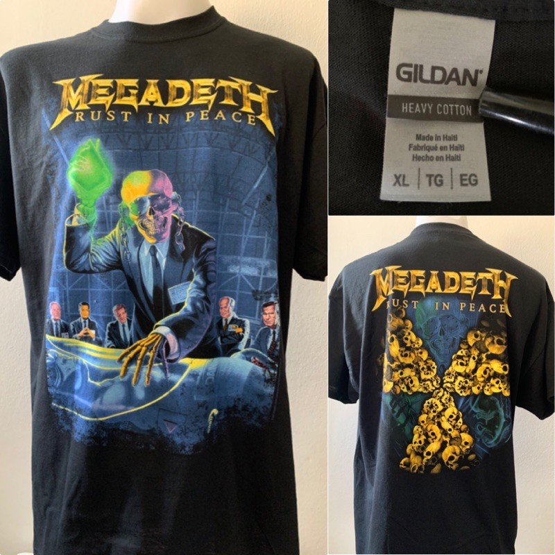 เสื้อวง MEGADETH : Rust in peace 30th