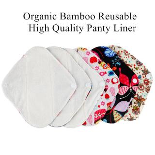 Organic Bamboo Cloth Menstrual Panty Liner Sanitary Pads / ผ้าอนามัยกางเกงซับในแผ่นไม้ไผ่อินทรีย์