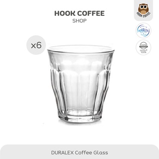 DURALEX Picardie Clear Glass 16 cl 5 5/8oz (160ml) - แก้วน้ำ/กาแฟ (ชุด 6 ใบ)