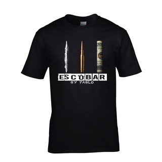 เสือยืดผู้ชาย -  ใหม่ฤดูร้อนผู้ชายขายร้อนแฟชั่น Escobar โดยปาโบลเสื้อยืด Narcos แรงบันดาลใจยาเสS-5XL