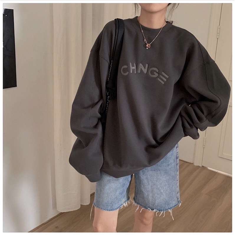 เสื้อสเวตเตอร์โอเวอร์ไซส์ Chnge