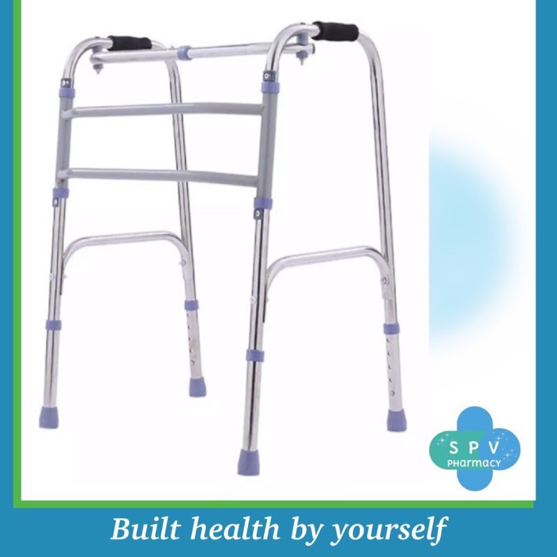 walker 4 ขา แบบพับได้ อุปกรณ์ช่วยเดิน