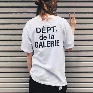 Gallery DEPT เสื้อคอกลม แขนสั้น ผ้าฝ้าย พิมพ์ลาย ทรงหลวม ใส่สบาย เข้ากับทุกการแต่งกายเสื้อยืด