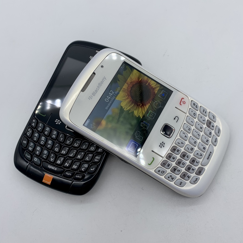 Blackberry 8520 Curve โทรศัพท์มือถือสมาร์ทโฟนปลดล็อค 3G WIFI
