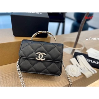 กระเป๋าสะพายข้าง chanel งานสวยพร้อมส่ง size 6”พร้อมกล่อง