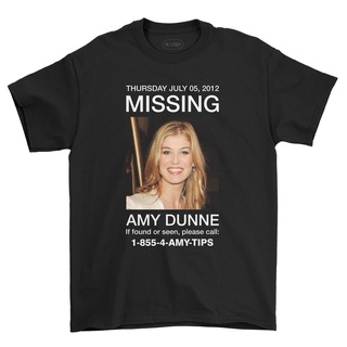 เสื้อยืด พิมพ์ลายภาพยนตร์ Gone GIRL AMY Sunne MISSING สําหรับเด็กผู้หญิงS-5XL