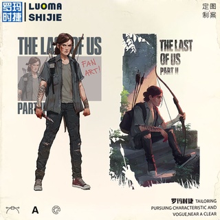 T-shirt  เสื้อยืดชาย ins trend wild The Last of Us 2 Naughty Dog เกม PS4 Sandbox Allie แขนสั้นเสื้อยืดชายS-5XL