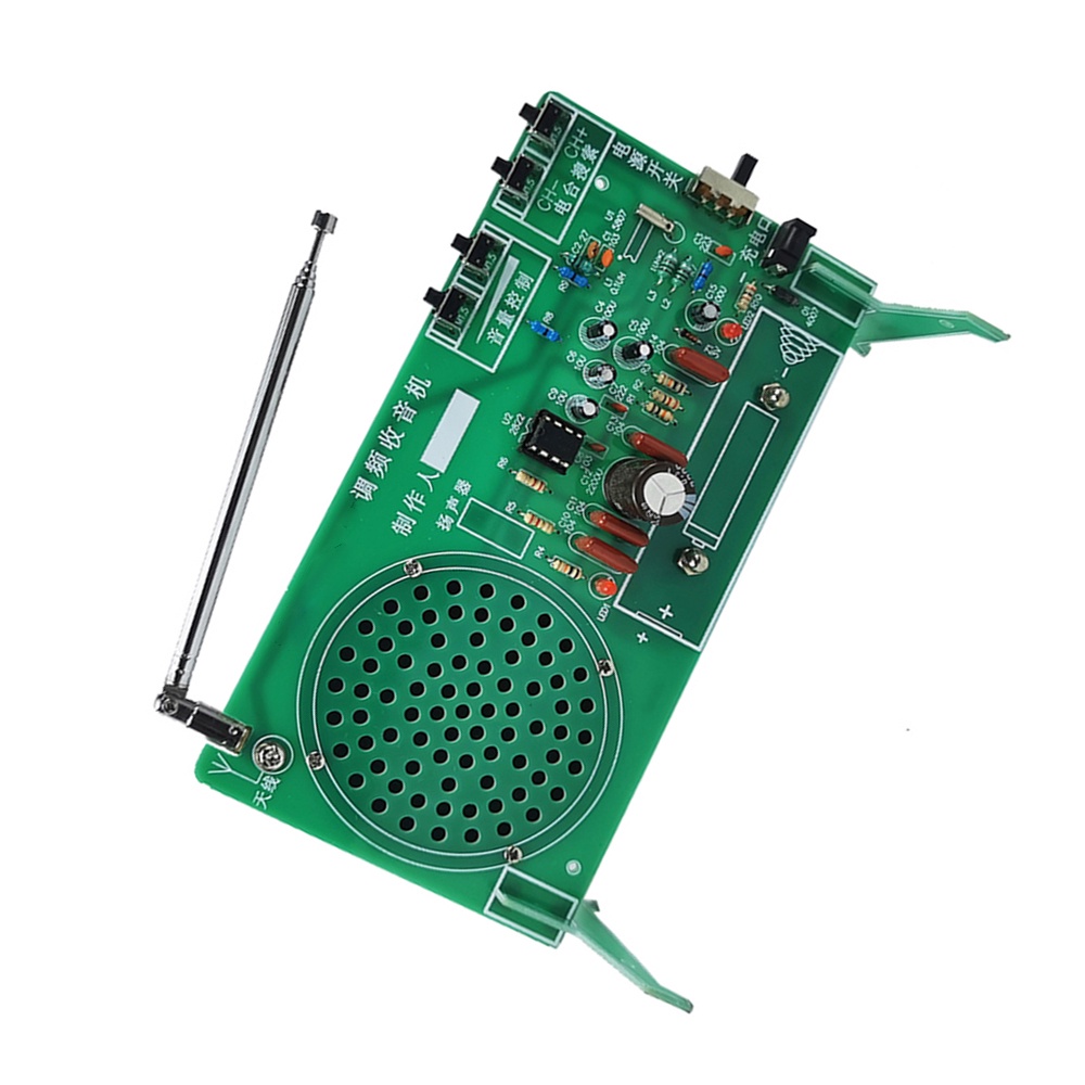 Diymore ชุดวิทยุ FM ชิ้นส่วนอิเล็กทรอนิกส์ DIY 65-108MHz RDA5807FP วงจรรวมวิทยุ