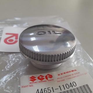 4465111040000 ฝาปิดถังน้ำมัน ซีซีไอ OIL Filler Cap  CCI Suzuki K125 AS50 GT500 TC120 TS250 T500  แท้ 44651-11040