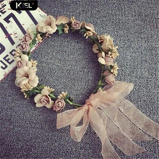 ‴สไตล์ Boho ประดิษฐ์ Hairband แต่งงานปาร์ตี้ Bride Beach Headband