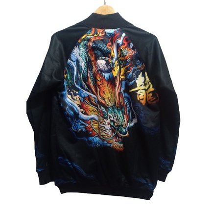 Memphis KAMIKAZE SUKAJAN JACKET / MURAYAMA DRAGON FIRE JAPAN JACKET FULL PRINT SUBLIMATION