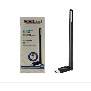 ตัวรับสัญญาณ Wireless USB Adapter TOTOLINK (A650UA) AC650