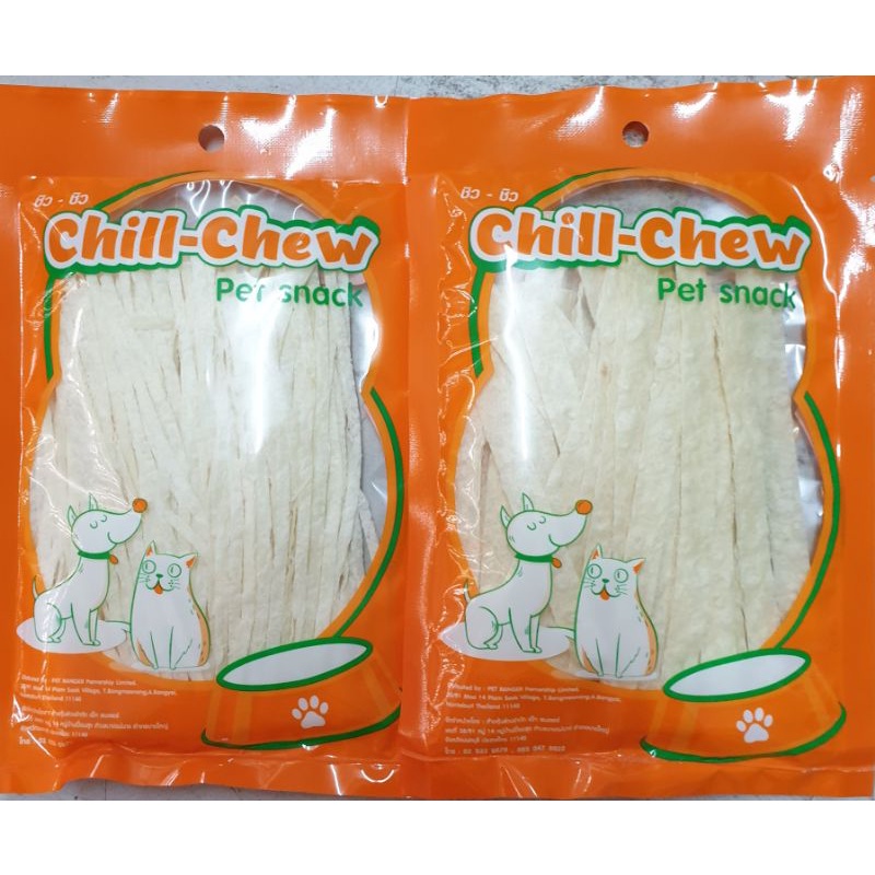 ขนมสุนัข ปลาเส้นทาโร่  Chill-Chew ชิล-ชิว ขนาด 50 กรัม
