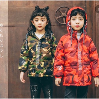 เสื้อโค้ท bape ฉลามใส่ลุยหิมะออกทริปสบายๆเลยคะ