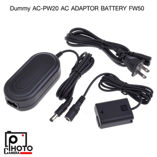 Dummy Battery AC-PW20 AC Adapter Battery FW50 for Sony A7/A7II//A6500/NEX7/RX10