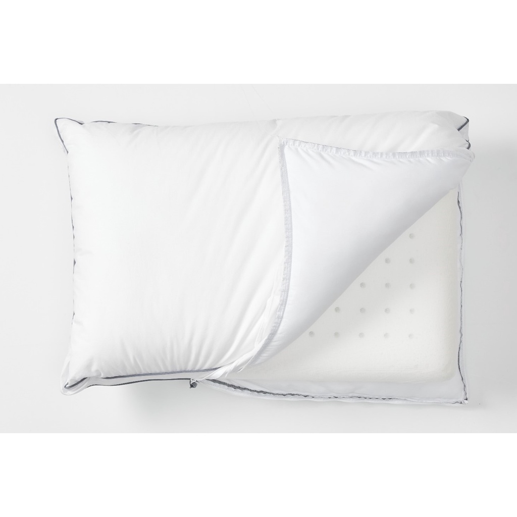 SANTAS หมอนหนุน รุ่น MICROGEL HYBRID PILLOW PLUS ขนาด 19 x 29 นิ้ว - รูปที่ 2