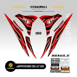 สติกเกอร์ EXCITER 135 TRIBAL Edition 2 PART 1 JUPITER mx135 NEW EXCITER 135 LC 135 MX 135 NEW RC STRIPING STICKER STOCK DECAL STICKER Variation 2010- 2015 mx135