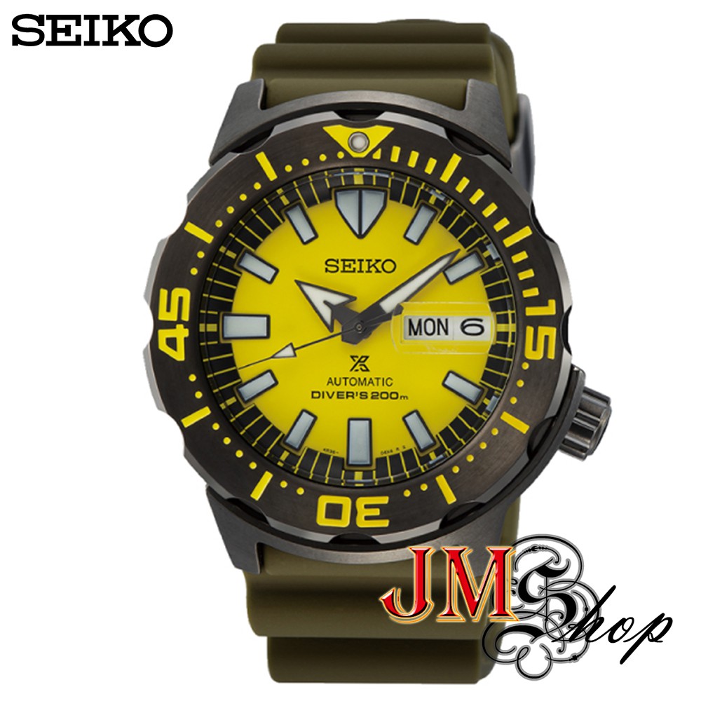 Seiko Monster Prospex Asia Special Edition นาฬิกาข้อมือผู้ชาย สายซิลิโคน รุ่น SRPF35K1