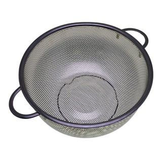 ตระแกรงล้างผักสแตนเลส2หูจับ(Stainless steel Sieve)ตราDT