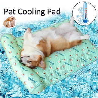 COD แผ่นทำความเย็น Pet Cool mat  สำหรับสุนัขและแมว สองขนาด แผ่นเจลเย็น