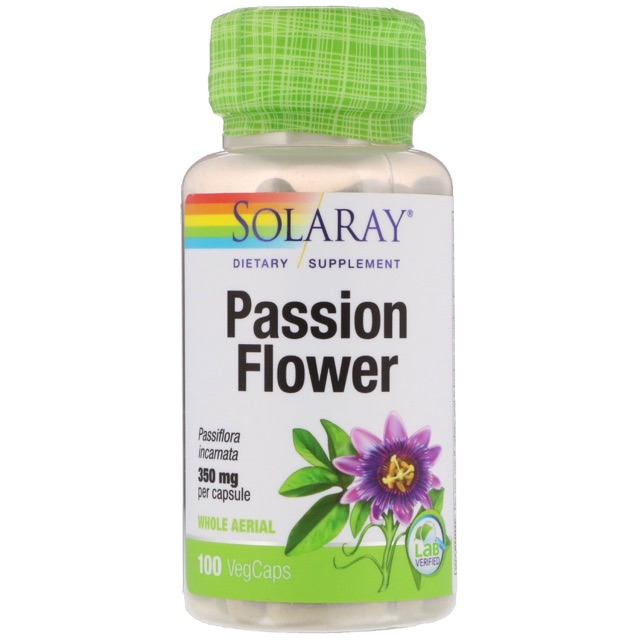 Solaray Passion Flower 350 mg 100 VegCaps