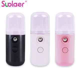 Suolaer Mini Facial Steamer นาโนสเปรย์พ่นละอองละออง Facial Moisturizing Nano Moisturizing Sprayer