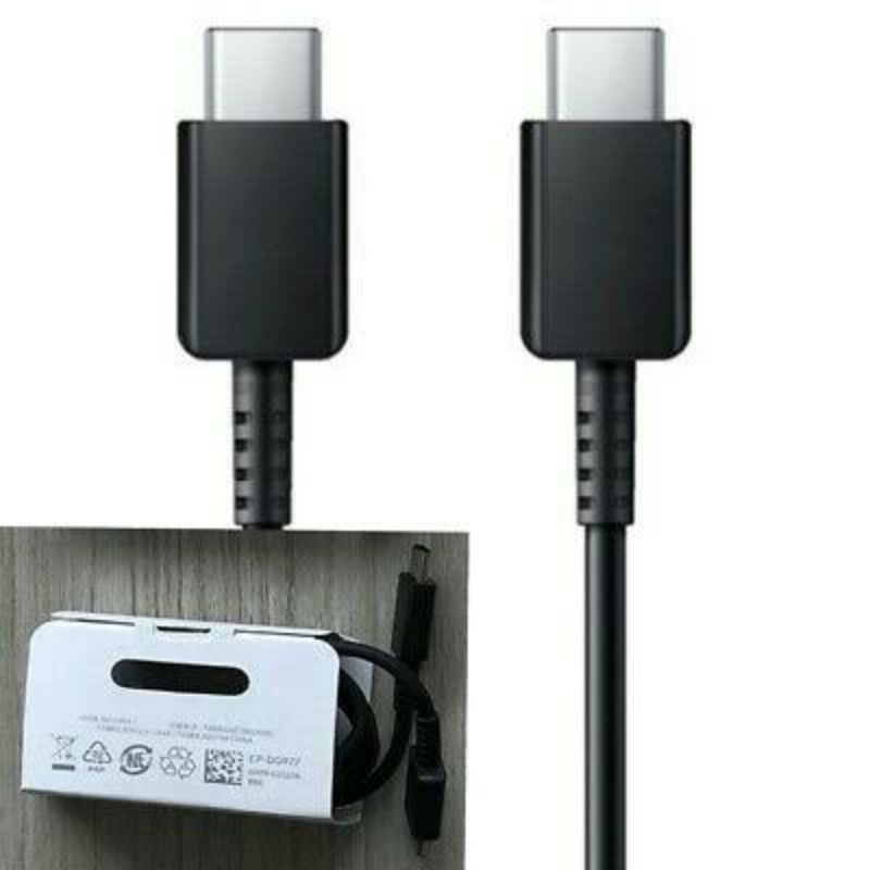 สายชาร์จข้อมูลต้นฉบับ USB C TO TYPE C 45W 45 WATT SUPERFAST SUPER FAST CHARGING SAMSUNG GALAXY S20 S