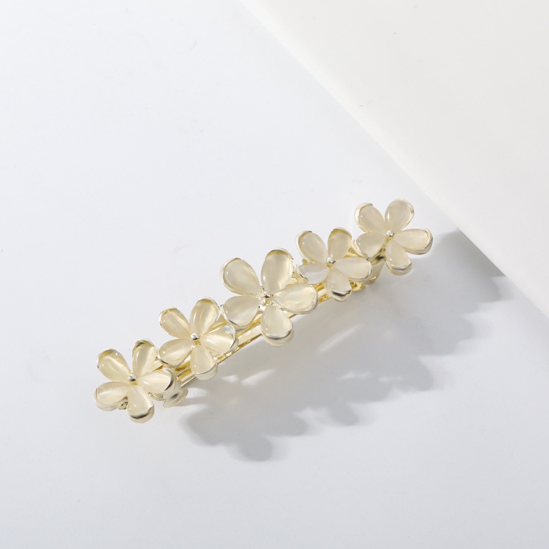 สง่างามโบว์กิ๊บคุณภาพสูงมุกฤดูใบไม้ผลิคลิปคลิปด้านบนหวานแสงหรูหราเรียบกิ๊บหมวกด้านหลังศีรษะ - รูปที่ 5